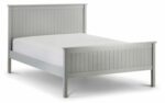 Julian Bowen Maine wooden Bed - Dove grey-4842