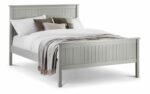 Julian Bowen Maine wooden Bed - Dove grey-0