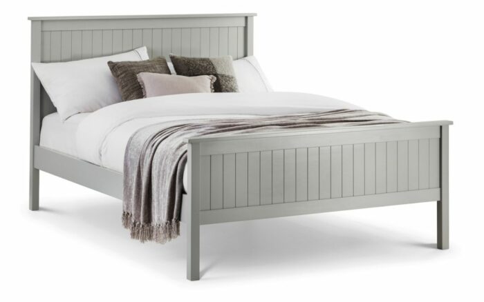Julian Bowen Maine wooden Bed - Dove grey-0