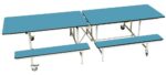 Spaceright Mobile Folding Bench 12-16 Seat - New colours-19043