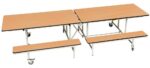Spaceright Mobile Folding Bench 12-16 Seat - New colours-19039