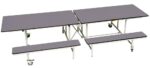 Spaceright Mobile Folding Bench 12-16 Seat - New colours-19051