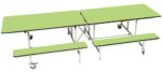 Spaceright Mobile Folding Bench 12-16 Seat - New colours-19045