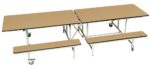 Spaceright Mobile Folding Bench 12-16 Seat - New colours-19050