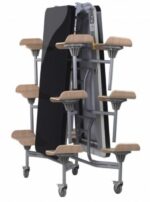 Spaceright Primo Contemporary Mobile Folding Tables-5536