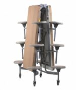 Spaceright Primo Contemporary Mobile Folding Tables-5543