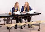 Spaceright Primo Contemporary Mobile Folding Tables-5537