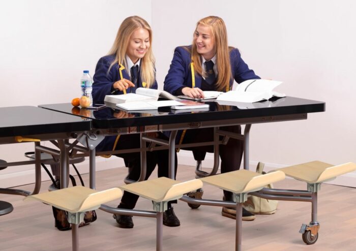 Spaceright Primo Contemporary Mobile Folding Tables-5537