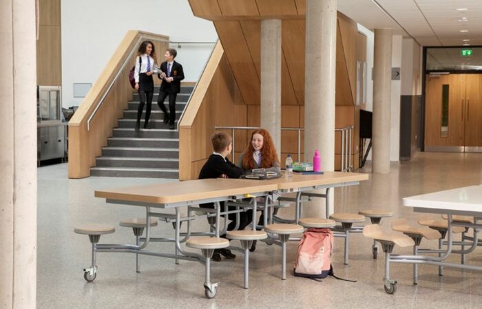Spaceright Primo Contemporary Mobile Folding Tables-5539