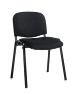 BIG DEALS Taurus Fabric Chair Black or Chrome box of 4-5073
