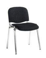 BIG DEALS Taurus Fabric Chair Black or Chrome box of 4-5062
