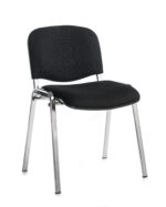 BIG DEALS Taurus Fabric Chair Black or Chrome box of 4-5064