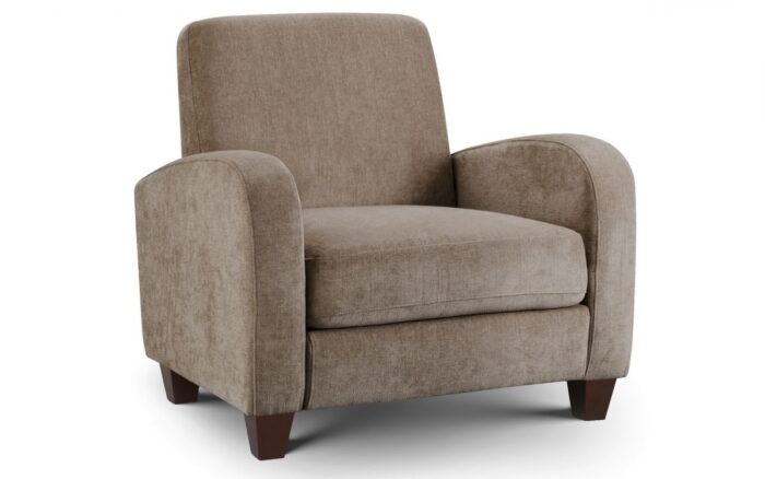 julian bowen Vivo Armchair in Mink Chenille-0
