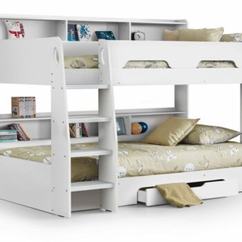 Julian Bowen wooden Orion Bunk - Pure White-0