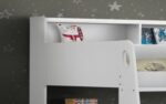 Julian Bowen wooden Orion Bunk - Pure White-6190