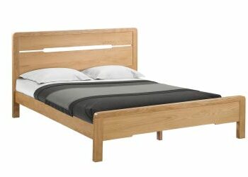 Julian Bowen Curve oak Bed-0