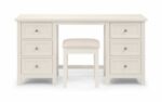 Julian Bowen Maine Dressing Stool - Surf White-6344