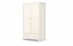 Julian Bowen Maine 2 Door Combination Wardrobe - Surf White-0