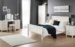 Julian Bowen Maine wooden Bed - Surf White-6231