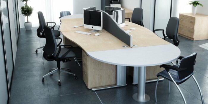 Elite Optima Plus Meeting Extension - Semi Circular - 1800mm Wide-34143