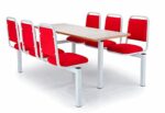 Pioneer Coral Banquet Style Canteen Unit 2,4 or 6 seat - Vinyl-0
