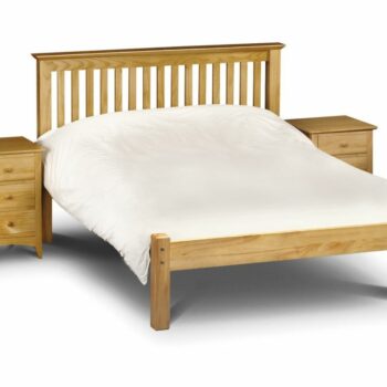 Julian Bowen Barcelona Wooden Bed - Low Foot End Pine-0