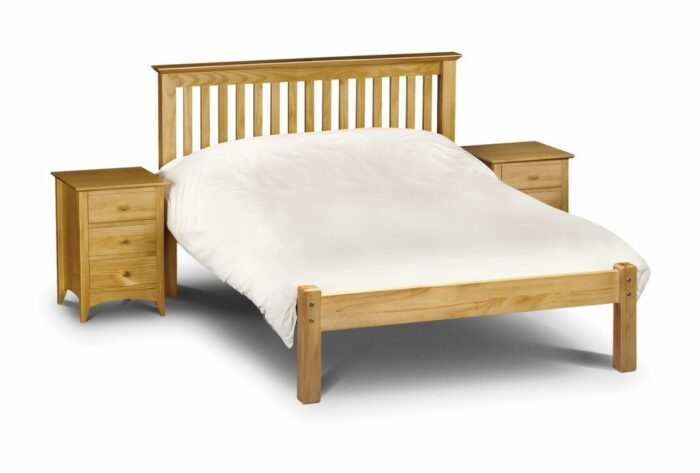Julian Bowen Barcelona Wooden Bed - Low Foot End Pine-0