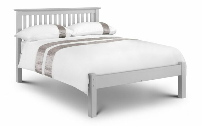 Julian bowen wooden Barcelona Bed - Dove Grey-0