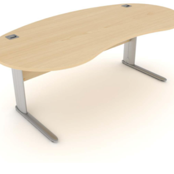 Elite Optima Plus Fixed Height Kidney Desk-0