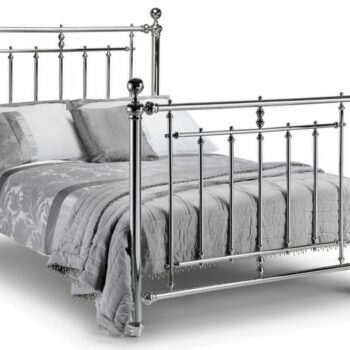 Julian Bowen metal Empress Chrome Bed-0
