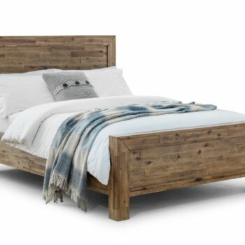 Julian Bowen wooden Hoxton Bed rustic oak -0