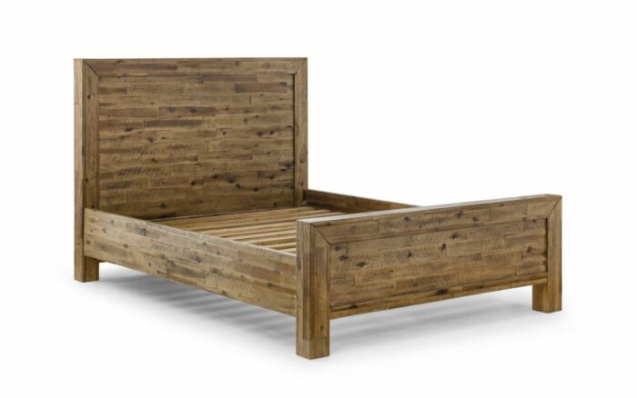Julian Bowen wooden Hoxton Bed rustic oak -6244