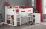 Julian Bowen wooden Jupiter Midsleeper - White-0