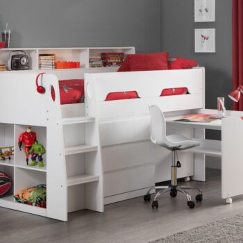 Julian Bowen wooden Jupiter Midsleeper - White-0