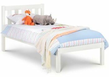 Julian Bowen Luna wooden Bed - Surf White-0