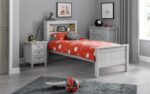 Julian Bowen Maine Bookcase Bed - Dove Grey-0
