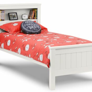 Julian Bowen Maine Bookcase Bed - Surf White-0