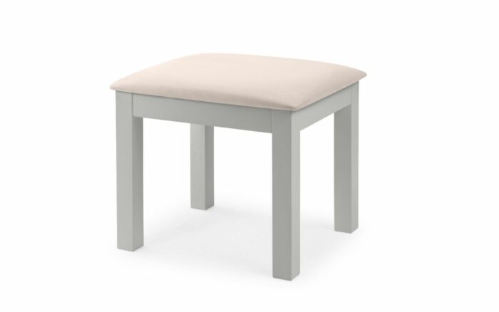 Julian Bowen Maine Dressing Stool - Dove Grey-0