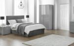Julian Bowen Monaco 4+2 Drawer Chest - Grey High Gloss-6348