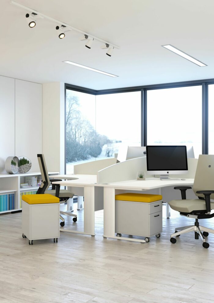 Elite Optima Plus Fixed Height Rectangular Desk 600mm Deep-6248
