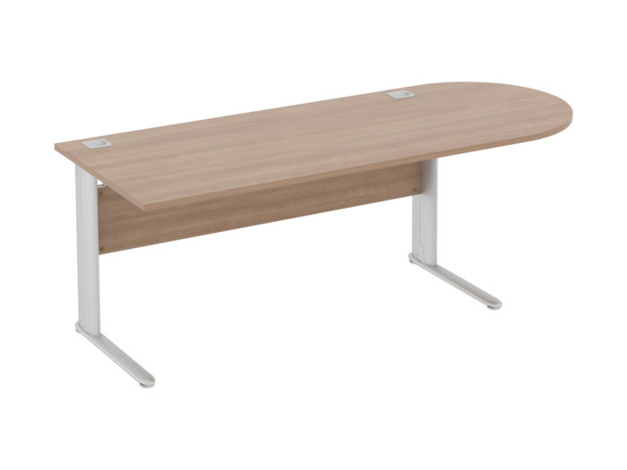 Elite Optima Plus Fixed Height D Ended Desk-6104