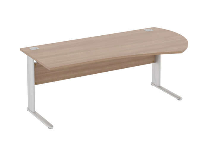 Elite Optima Plus Fixed Height Radius Executive Desk-0