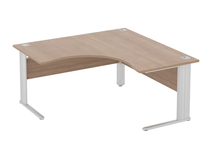 Elite Optima Plus Fixed Height Symmetrical Crescent Workstation-0