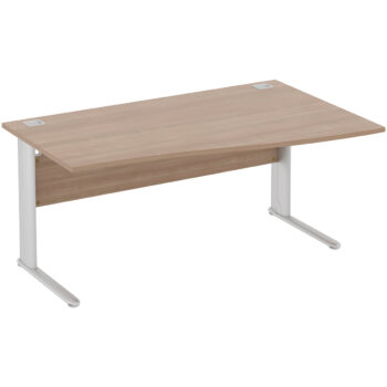 Elite Optima Plus Fixed Height Single Wave Desk 600mm-0