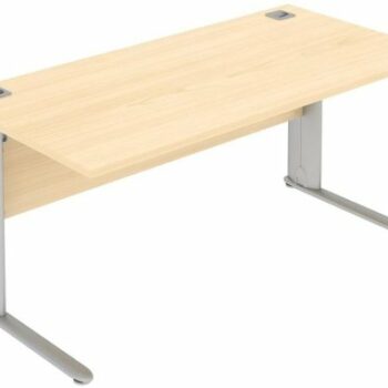 Elite Optima Plus Fixed Height Rectangular Desk 600mm Deep-0