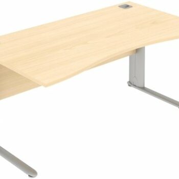 Elite Optima Plus Fixed Height Double Wave Desk-0