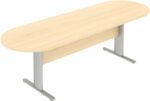 Elite Optima Plus Double D Ended Meeting Table-0