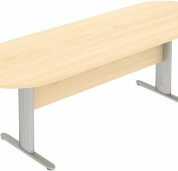 Elite Optima Plus Double D Ended Meeting Table-0