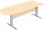 Elite Optima Plus Single D Ended Meeting Table-0