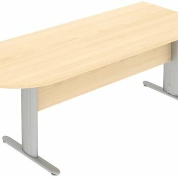 Elite Optima Plus Single D Ended Meeting Table-0
